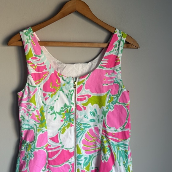 Lilly Pulitzer Don't Give A Cluck Cathy Shift Dress Size 2 - Picture 6 of 11